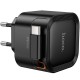 МЗП Hoco C153A Changer With Retractable Cable Type-C PD20W Black