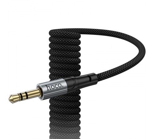 Аудіо кабель Aux Hoco UPA33A Nuevo (Lightning to AUX 3.5mm) (1.5m) Black