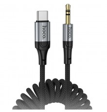 Аудіо кабель Aux Hoco UPA33B Nuevo (Type-C to AUX 3.5mm) (1.5m) Black
