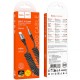 Аудіо кабель Aux Hoco UPA33B Nuevo (Type-C to AUX 3.5mm) (1.5m) Black