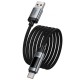 Дата кабель Hoco U148 Lord with display USB to Type-C 100W (1.2m) Black