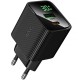 МЗП Hoco CS84A Excellent with digital display PD30W+QC3.0 (1USB-A/1C) Black