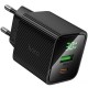 МЗП Hoco CS84A Excellent with digital display PD30W+QC3.0 (1USB-A/1C) Black