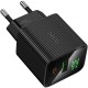 МЗП Hoco CS84A Excellent with digital display PD30W+QC3.0 (1USB-A/1C) Black
