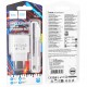МЗП Hoco C109A Fighter 10.5W (1USB-A) + кабель USB to MicroUSB White