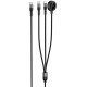 Дата кабель Hoco CW64 3in1 Type-C to iWatch/Lightning/Type-C 15W (1.2m) Black