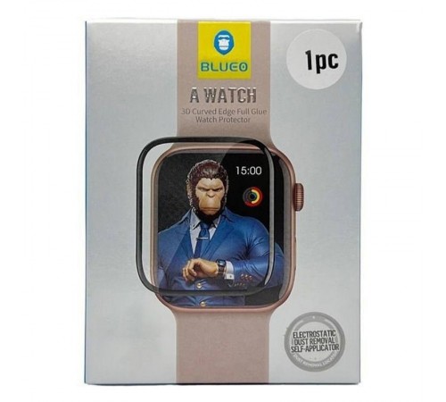 Полімерна 3D плівка Blueo High-Molecule для Apple Watch 40mm (+ аплікатор) Чорний Полімерна 3D плівка Blueo High-Molecule для Apple Watch 40mm (+ аплікатор) Чорний