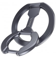Магнітний тримач для телефону Hoco GH9 Double-ring Metal gray