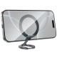 Магнітний тримач для телефону Hoco GH9 Double-ring Metal gray