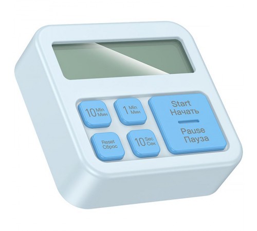 Електронний таймер + годинник Hoco HX43 Electronic Blue