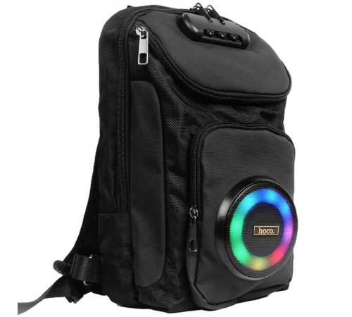 Слінг-рюкзак зі вбудованою колонкою Hoco HC42 Journey Bass Black