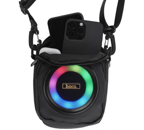 Сумка крос-боді зі вбудованою колонкою Hoco HC41 Wave Bass Black