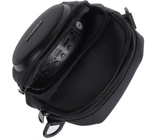 Сумка крос-боді зі вбудованою колонкою Hoco HC41 Wave Bass Black