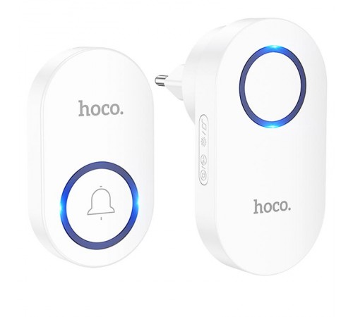 Дверний дзвінок Hoco HI25 Neon Bell White