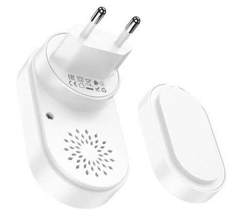 Дверний дзвінок Hoco HI25 Neon Bell White