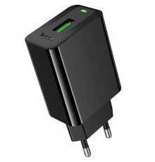МЗП Hoco CS92A Leader 18W+QC3.0 (1USB-A) Black