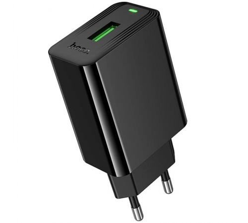 МЗП Hoco CS92A Leader 18W+QC3.0 (1USB-A) Black
