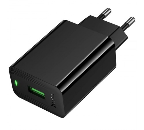 МЗП Hoco CS92A Leader 18W+QC3.0 (1USB-A) Black