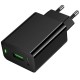 МЗП Hoco CS92A Leader 18W+QC3.0 (1USB-A) Black
