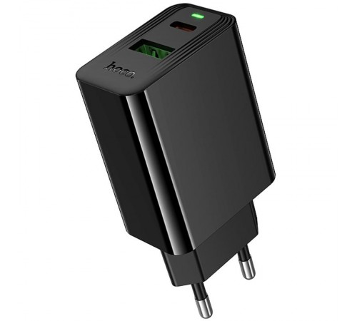 МЗП Hoco CS95A Leader PD30W+QC3.0 (1USB-A/1C) Black