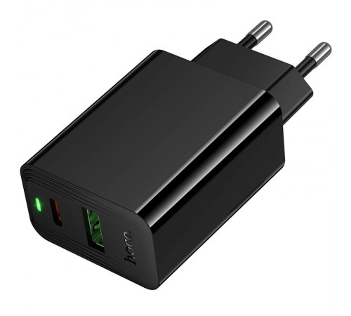 МЗП Hoco CS95A Leader PD30W+QC3.0 (1USB-A/1C) Black