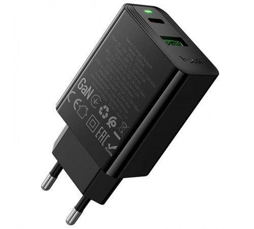 МЗП Hoco CS95A Leader PD30W+QC3.0 (1USB-A/1C) Black