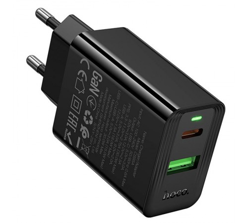 МЗП Hoco CS95A Leader PD30W+QC3.0 (1USB-A/1C) Black