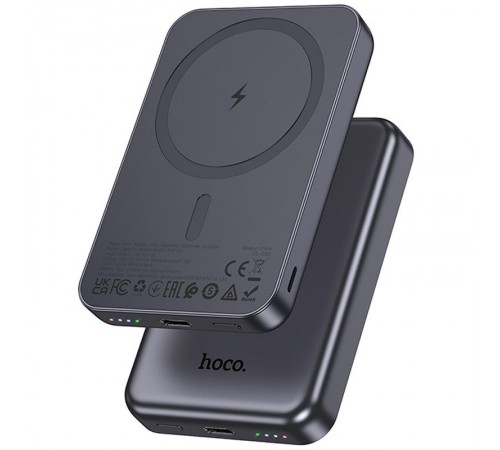 Портативний ЗП Power Bank Hoco J160 Original з БЗП 5000 mAh Metal gray