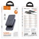 Портативний ЗП Power Bank Hoco J160 Original з БЗП 5000 mAh Metal gray