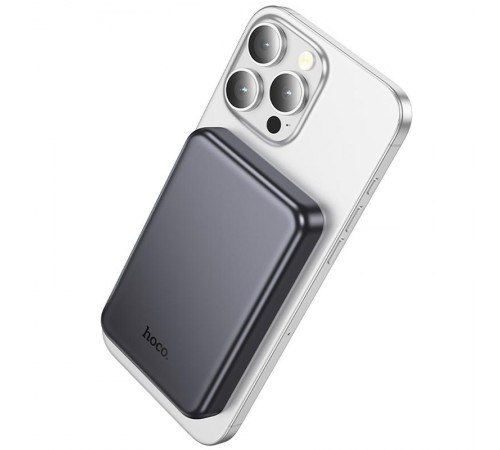 Портативний ЗП Power Bank Hoco J160 Original з БЗП 5000 mAh Metal gray
