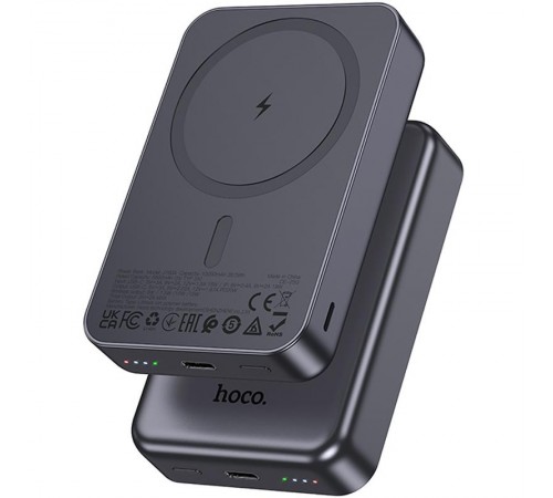 Портативний ЗП Power Bank Hoco J160A Original PD20W з БЗП 10000 mAh Metal gray