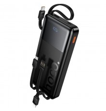 Портативний ЗП Power Bank Hoco J156 Founder 22.5W+PD20W with 4 cables 10000 mAh Black