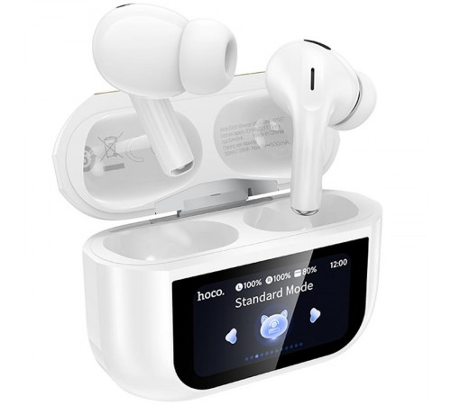 Бездротові TWS навушники Hoco EW88 Rampino with Touch Screen ANC White