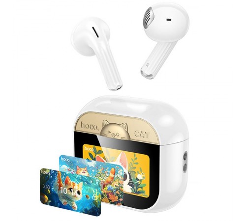 Бездротові TWS навушники Hoco EW89 Kissa White