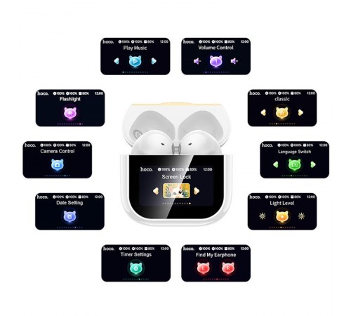 Бездротові TWS навушники Hoco EW89 Kissa White