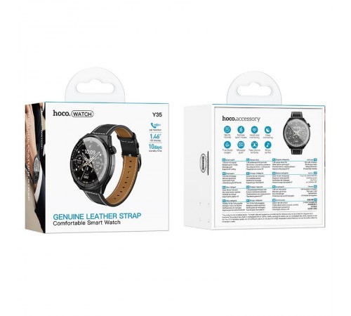 Смарт-годинник Hoco Smart Watch Y35 Smart sports watch (call version) Black