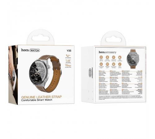 Смарт-годинник Hoco Smart Watch Y35 Smart sports watch (call version) Silver