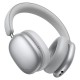 Накладні бездротові навушники Hoco W63 Triunfo ANC Silver