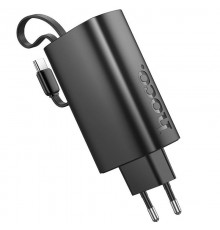 Портативний ЗП Power Bank Hoco J148 Handy PD20W with cable 5000 mAh Black