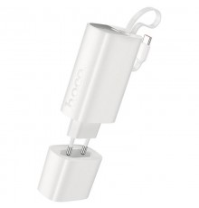 Портативний ЗП Power Bank Hoco J148 Handy PD20W with cable 5000 mAh White