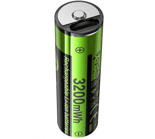 Акумуляторні батарейки Hoco JA3 Energy AA 2 pcs Black