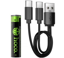 Акумуляторні батарейки Hoco JA4 Energy AAA 2 pcs Black