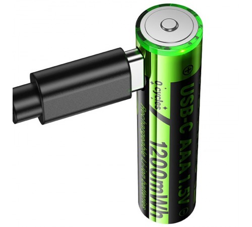 Акумуляторні батарейки Hoco JA4 Energy AAA 2 pcs Black