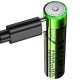 Акумуляторні батарейки Hoco JA4 Energy AAA 2 pcs Black
