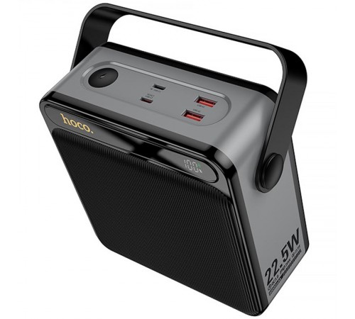 Портативний ЗП Power Bank Hoco J161 Power 22.5W+PD20W with lighting 80000 mAh Black / Gray