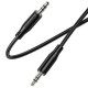 Аудіо кабель Aux Borofone BL25 Nice (1m) Black