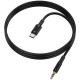 Аудіо кабель Aux Borofone BL25B Nice (Type-C to AUX 3.5mm) (1m) Black