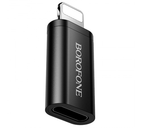 Перехідник Borofone BV26A Lightning Male to Type-C Female USB2.0 Black