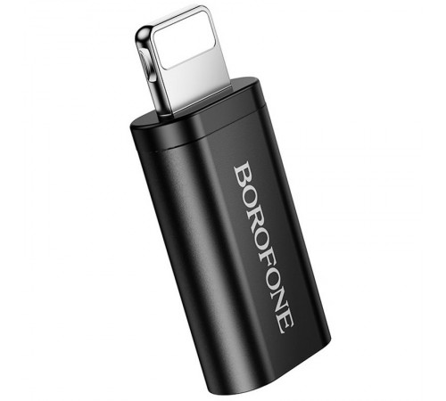 Перехідник Borofone BV26A Lightning Male to Type-C Female USB2.0 Black