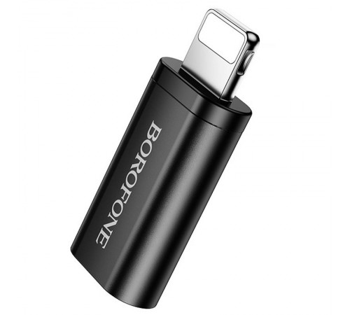 Перехідник Borofone BV26A Lightning Male to Type-C Female USB2.0 Black